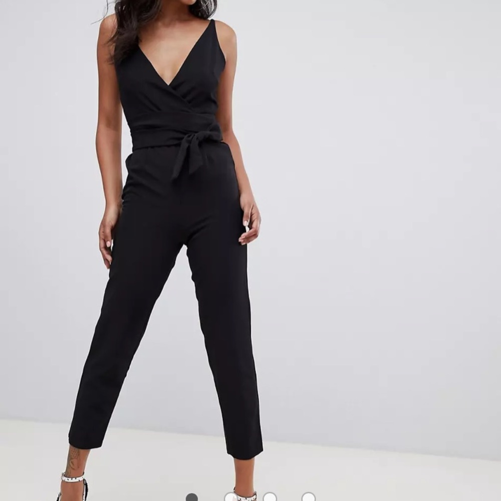 Fitted Black Jumpsuit